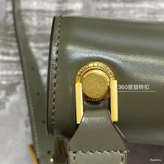 Repzbay REP SMOOTH SATCHEL LOULOU IN LEATHER YSL CARRE 0611
